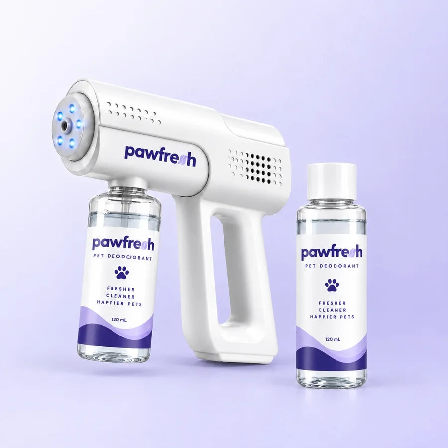 PawFresh mist device with one enzyme refill bottle